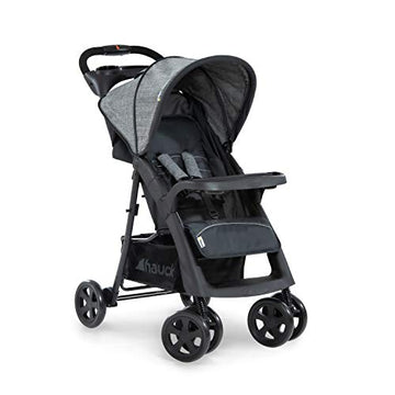 Buggy Hauck Shopper Neo II – mit Ablagen, Liegefunktion, bis 25 kg – Melange Grau