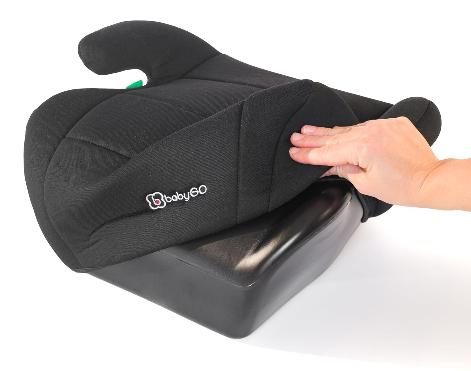 babyGO i - Size Sitzerhöhung 125–150 cm, Schwarz, R129 - zertifiziert