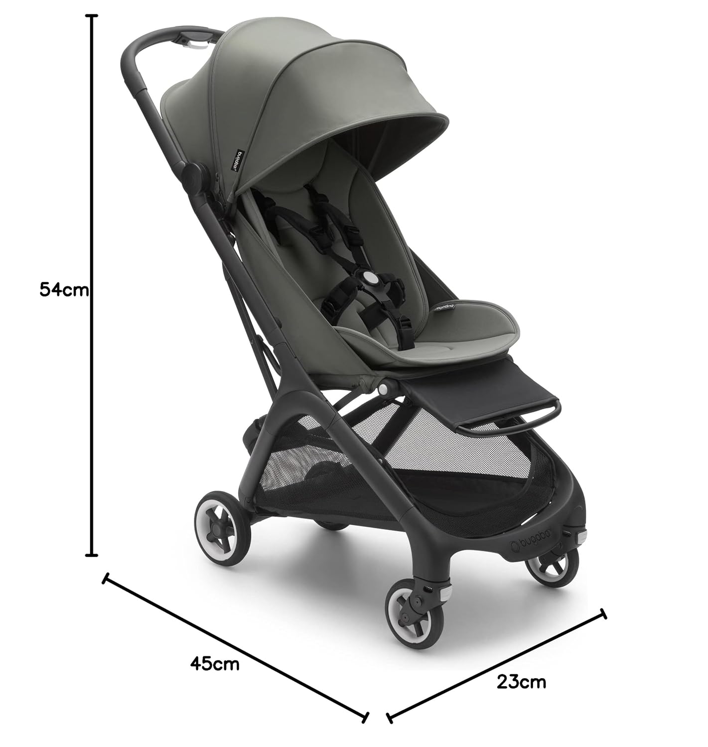 Bugaboo Butterfly Reisebuggy Ultrakompakt, Ab 6 Monaten, Forest Green