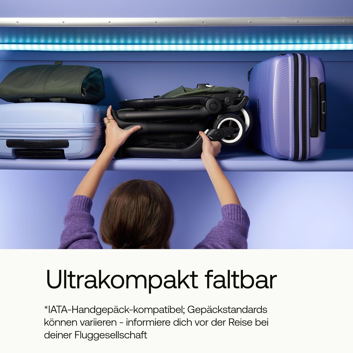 Bugaboo Butterfly Reisebuggy Ultrakompakt, Ab 6 Monaten, Forest Green