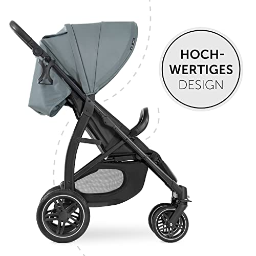 Buggy Hauck Rapid 4D – bis 25 kg, kompakt faltbar, UPF 50+, Gummiräder – Jungle Grün
