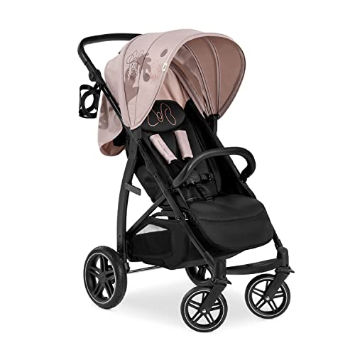 Buggy Hauck Rapid 4D – bis 25 kg, kompakt faltbar, UPF 50+, Gummiräder – Minnie Mouse Rose