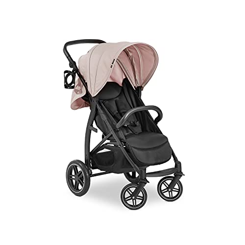 Buggy Hauck Rapid 4D – bis 25 kg, kompakt faltbar, UPF 50+, Gummiräder – Rosa