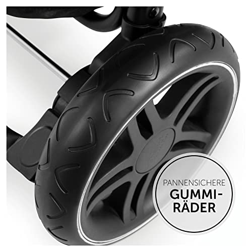 Buggy Hauck Rapid 4D – bis 25 kg, kompakt faltbar, UPF 50+, Gummiräder – Rosa