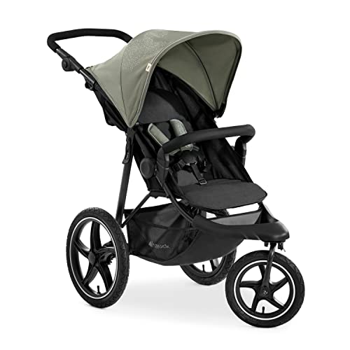 Buggy Hauck Runner 2 Disney – Luftreifen, Liegefunktion, UV 50+ – Mickey Mouse Olive