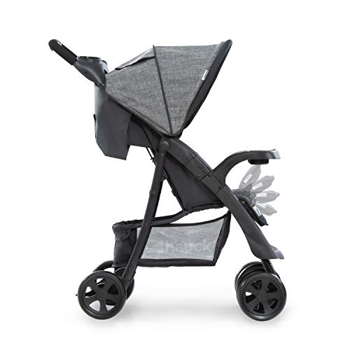 Buggy Hauck Shopper Neo II – mit Ablagen, Liegefunktion, bis 25 kg – Melange Grau