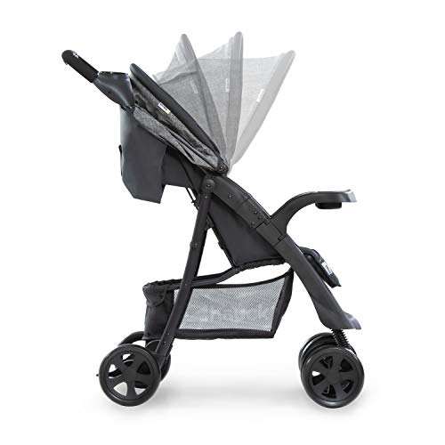 Buggy Hauck Shopper Neo II – mit Ablagen, Liegefunktion, bis 25 kg – Melange Grau
