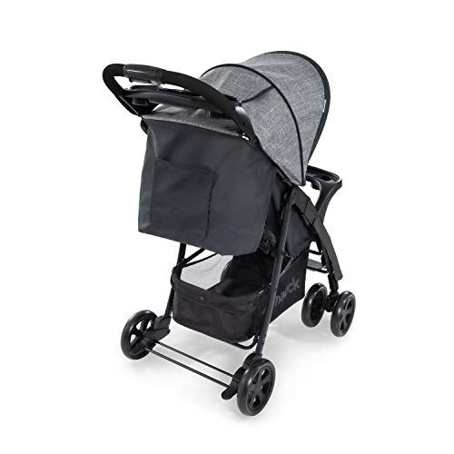Buggy Hauck Shopper Neo II – mit Ablagen, Liegefunktion, bis 25 kg – Melange Grau