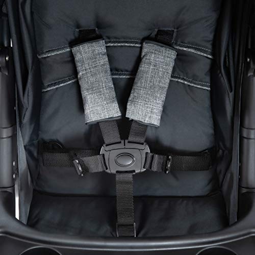 Buggy Hauck Shopper Neo II – mit Ablagen, Liegefunktion, bis 25 kg – Melange Grau