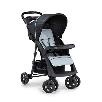 Buggy Hauck Shopper Neo II – mit Ablagen, Liegefunktion, bis 25 kg – Schwarz Grau