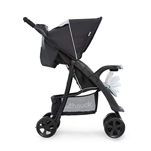 Buggy Hauck Shopper Neo II – mit Ablagen, Liegefunktion, bis 25 kg – Schwarz Grau