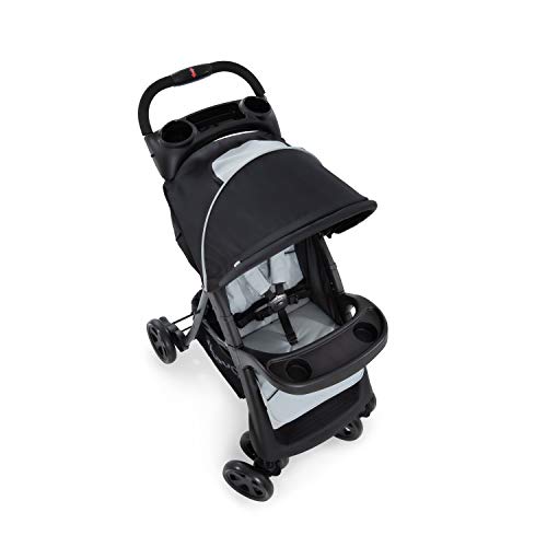 Buggy Hauck Shopper Neo II – mit Ablagen, Liegefunktion, bis 25 kg – Schwarz Grau