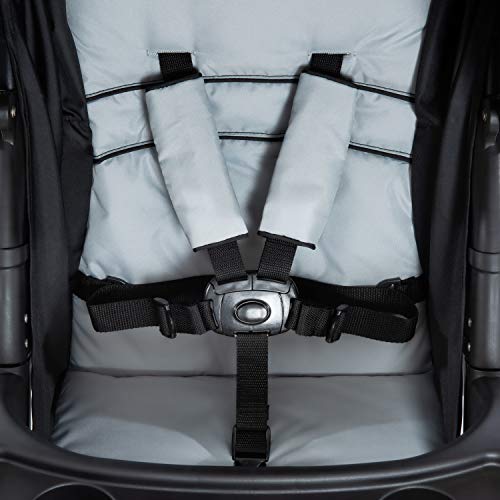 Buggy Hauck Shopper Neo II – mit Ablagen, Liegefunktion, bis 25 kg – Schwarz Grau