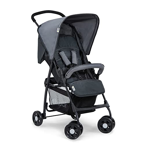 Buggy Hauck Sport – ultraleicht 5,9 kg, faltbar, Liegefunktion – Melange Grau