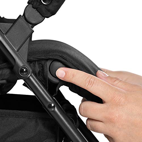 Buggy Hauck Sport – ultraleicht 5,9 kg, faltbar, Liegefunktion – Schwarz Hellblau