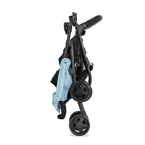 Buggy Hauck Sport – ultraleicht 5,9 kg, faltbar, Liegefunktion – Schwarz Hellblau