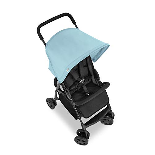 Buggy Hauck Sport – ultraleicht 5,9 kg, faltbar, Liegefunktion – Schwarz Hellblau
