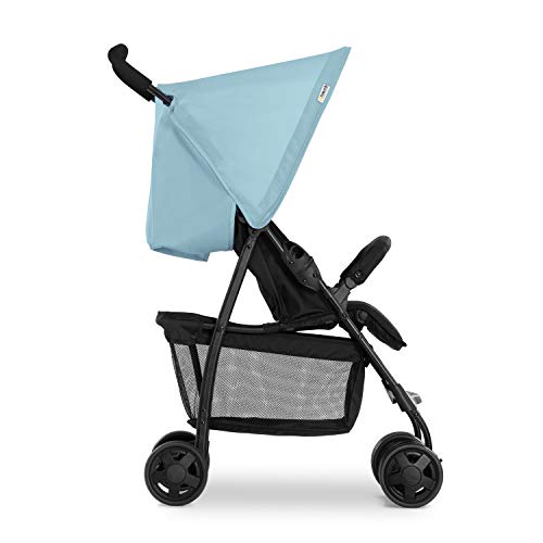 Buggy Hauck Sport – ultraleicht 5,9 kg, faltbar, Liegefunktion – Schwarz Hellblau