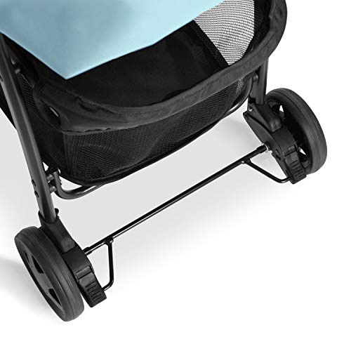 Buggy Hauck Sport – ultraleicht 5,9 kg, faltbar, Liegefunktion – Schwarz Hellblau
