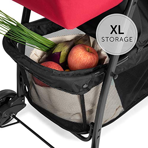 Buggy Hauck Sport – ultraleicht 5,9 kg, faltbar, Liegefunktion – Schwarz Rot