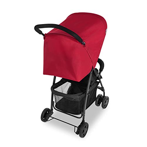 Buggy Hauck Sport – ultraleicht 5,9 kg, faltbar, Liegefunktion – Schwarz Rot