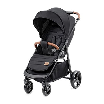Buggy Kinderkraft GRANDE PLUS – bis 22 kg, 1 - Hand - Klappung, Liegefunktion – Schwarz