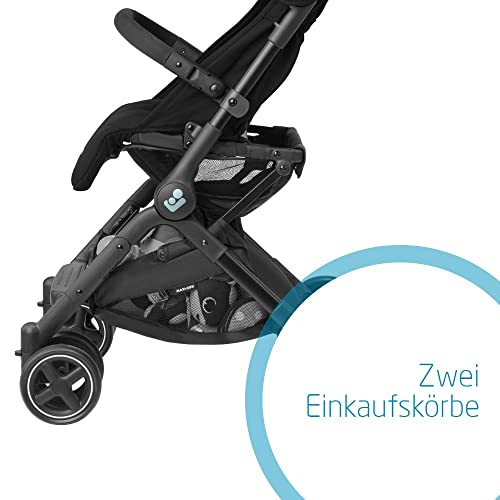 Buggy Maxi - Cosi Lara² – ultraleicht & kompakt, flach faltbar, bis 22 kg – Essential Black