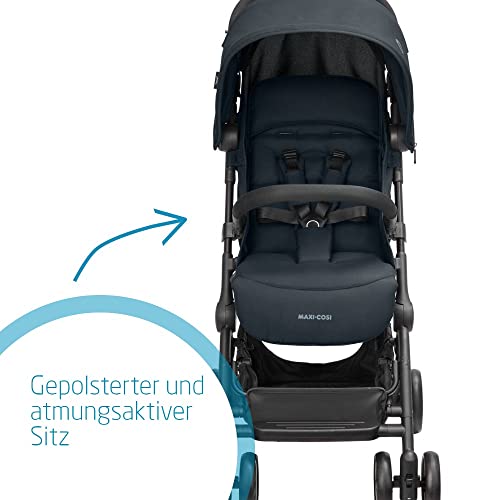 Buggy Maxi - Cosi Lara² – ultraleicht & kompakt, flach faltbar, bis 22 kg – Essential Graphite