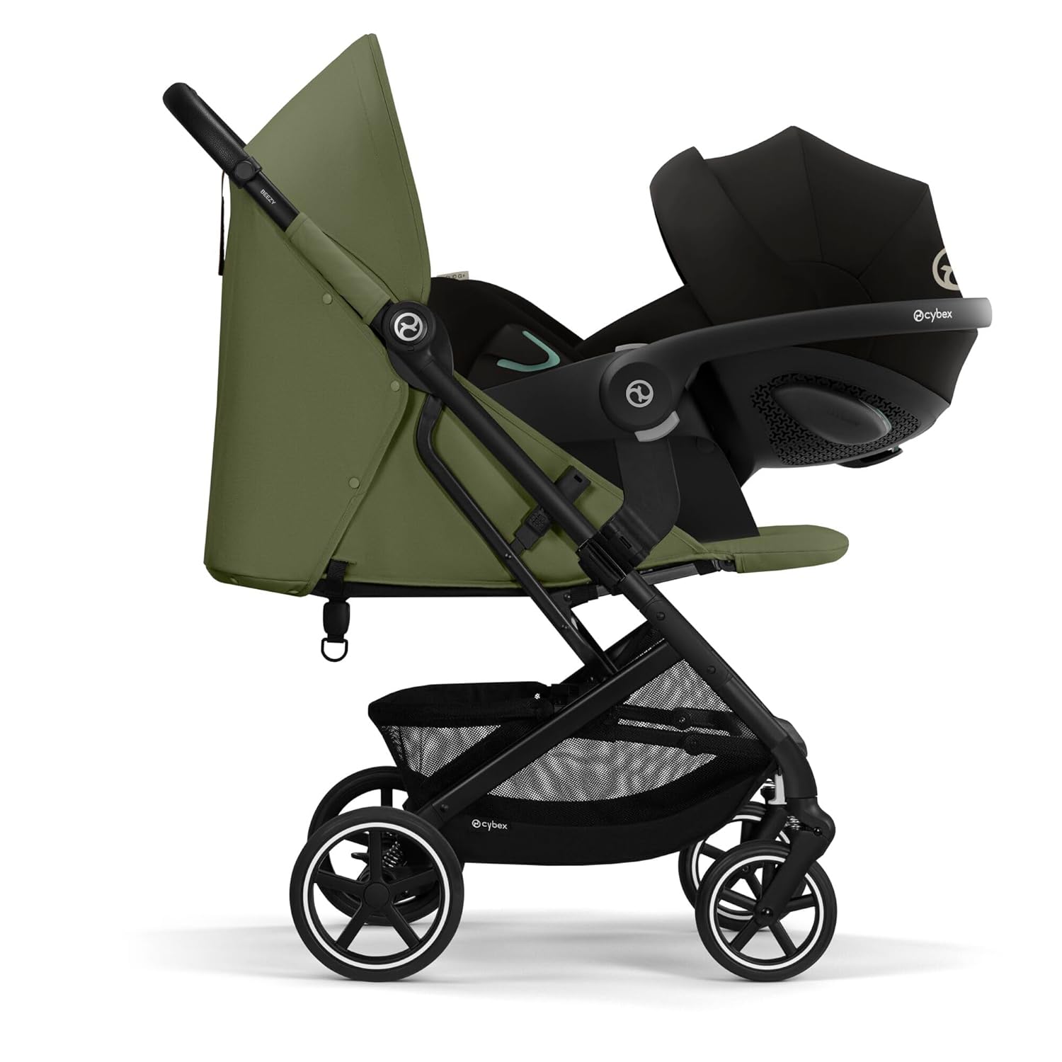 CYBEX Gold Beezy Buggy Kompakt, Ab Geburt bis 22 kg, Moss Green