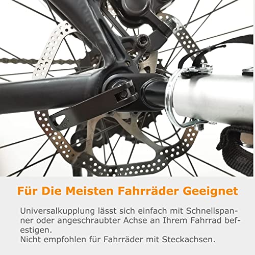 Fahrradanhänger Tiggo VS 2 - in - 1 – mit Federung & Buggy - Set – Blau