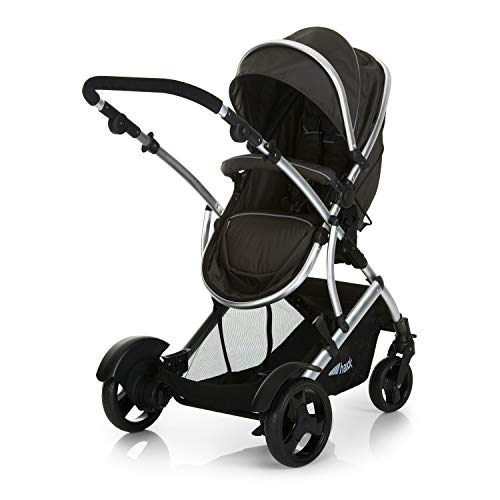 Geschwisterwagen Hauck Duett 2 – umbaubar zur Babywanne, bis 36 kg – Forest Schwarz