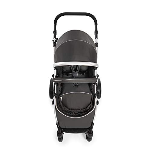 Geschwisterwagen Hauck Duett 2 – umbaubar zur Babywanne, bis 36 kg – Forest Schwarz