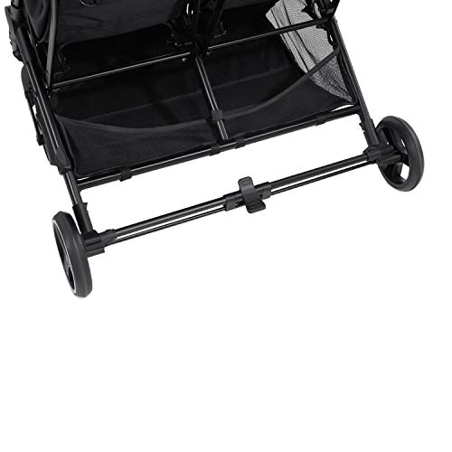 Geschwisterwagen Hauck Swift X Duo – für 2 Kinder, kompakt faltbar, bis 36 kg – Schwarz