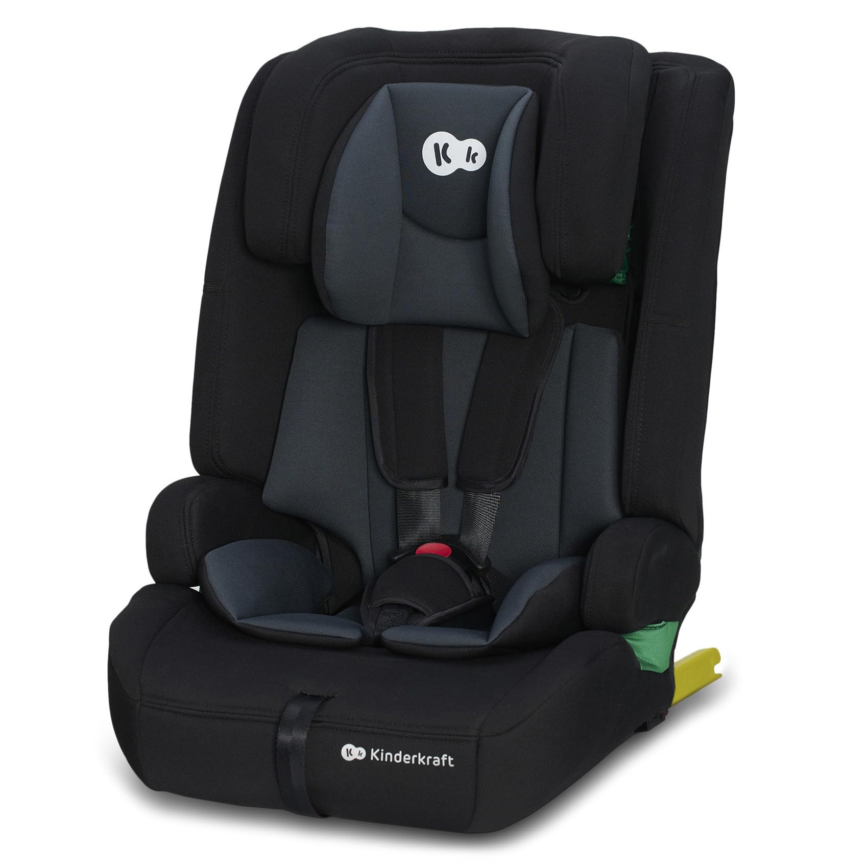 Kinderkraft SAFETY FIX 2 i - Size Kindersitz 76–150 cm, Schwarz