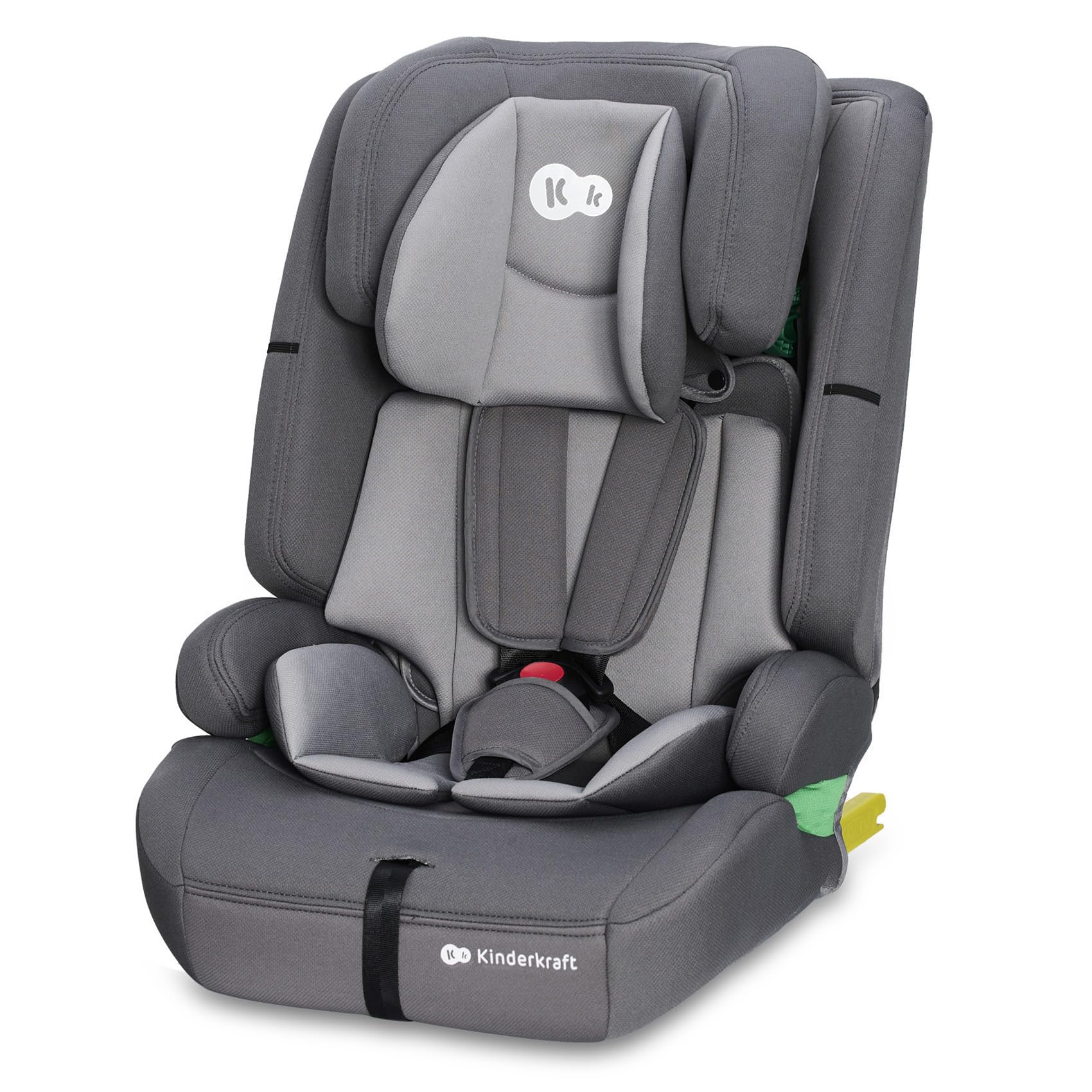 Kinderkraft SAFETY FIX 2 i - Size Kindersitz 76–150 cm, Schwarz