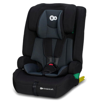 Kinderkraft SAFETY FIX 2 i - Size Kindersitz 76–150 cm, Schwarz