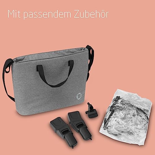 Kinderwagen Maxi - Cosi Zelia S Trio 3 - in - 1 – mit Babyschale & Zubehör – Grau