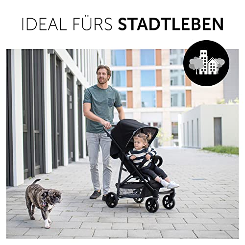 Kombi - Kinderwagen 3 - in - 1 Hauck Rapid 4 Trio – ab Geburt, faltbar, mit Babyschale & Wanne – Grau