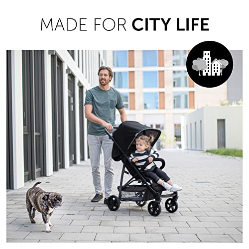 Kombi - Kinderwagen 3 - in - 1 Hauck Rapid 4 Trio – ab Geburt, faltbar, mit Babyschale & Wanne – Schwarz