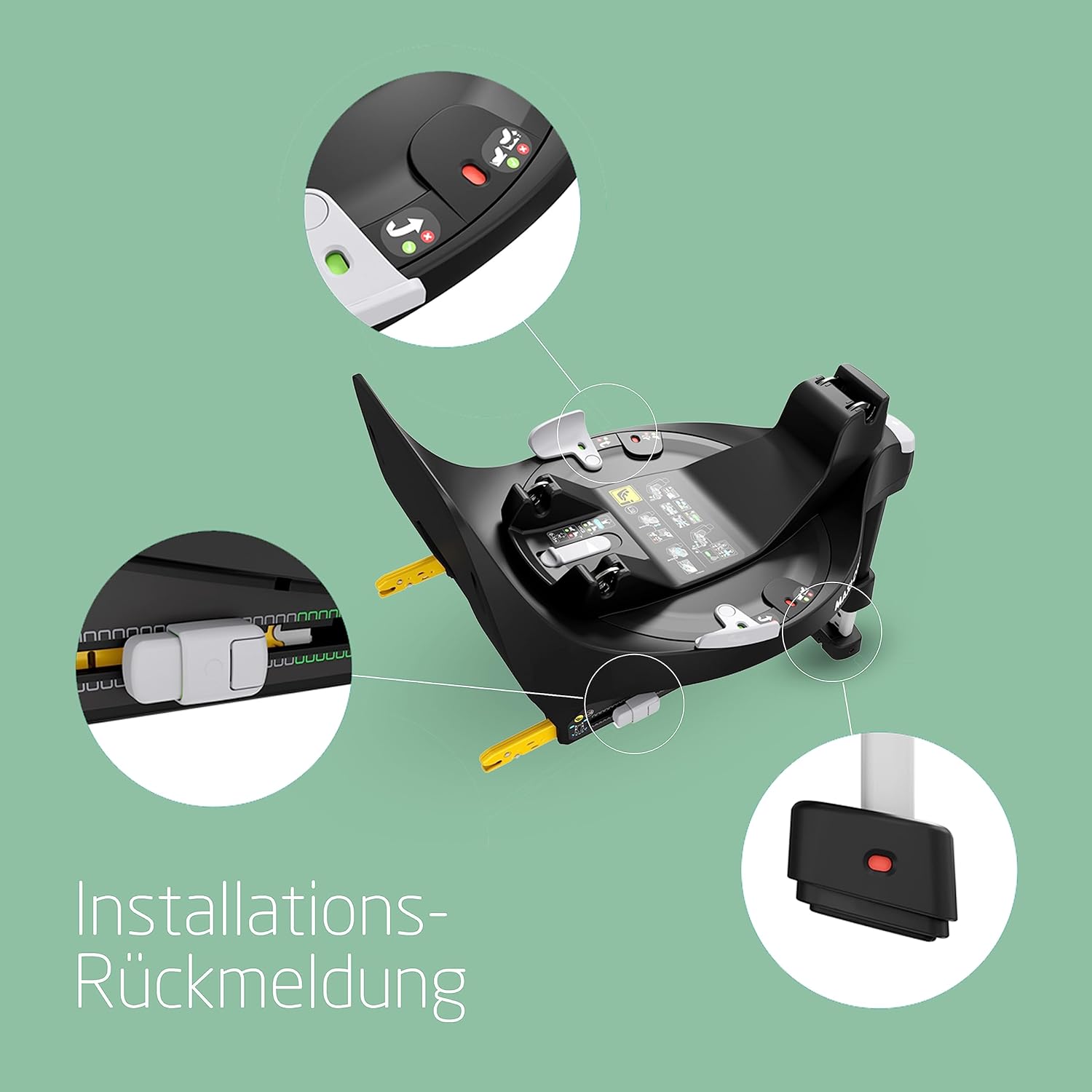 Maxi - Cosi FamilyFix 360 ISOFIX Station 40–105 cm, Drehbar, Schwarz