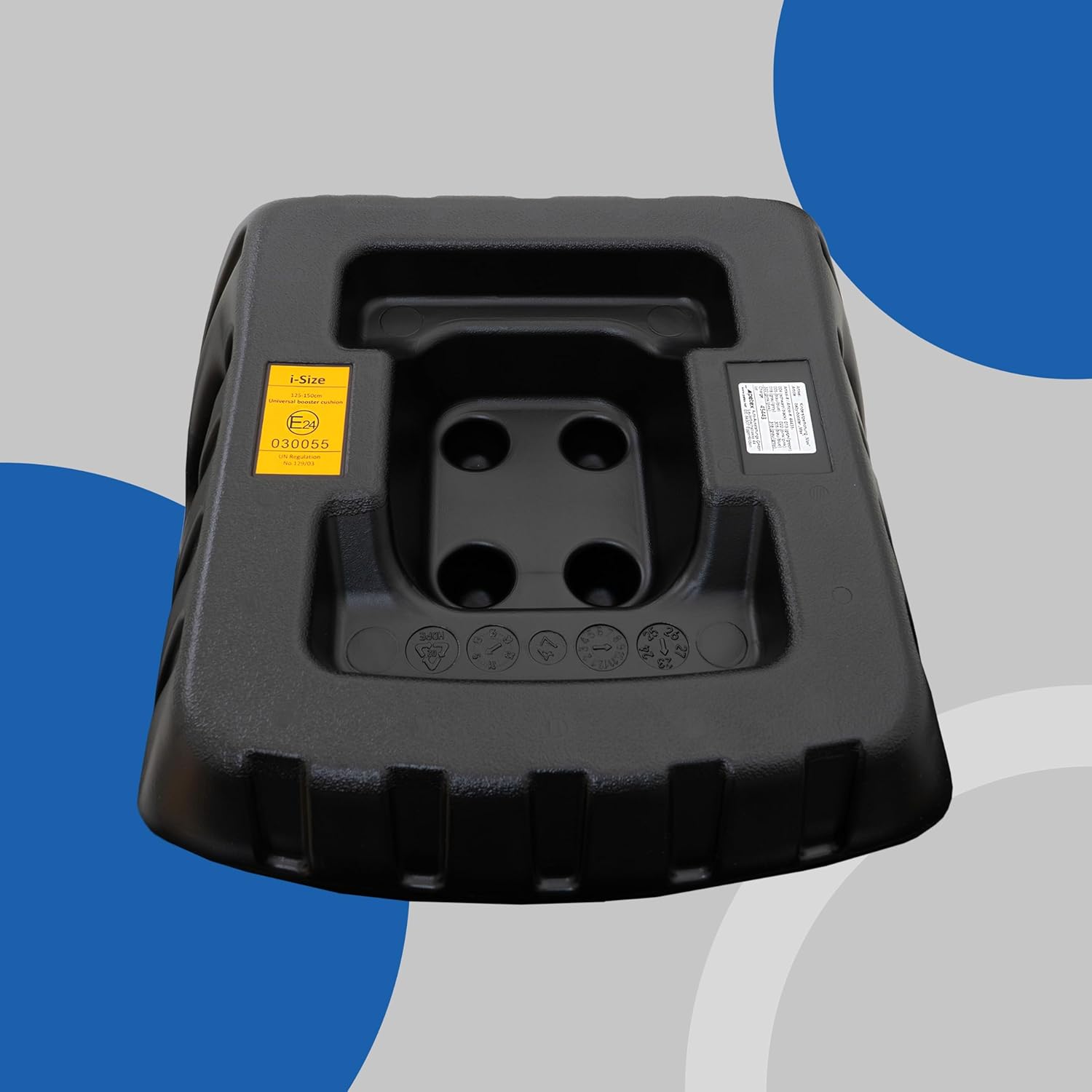 PETEX Max Sitzerhöhung i - Size R129, 125–150 cm, Schwarz
