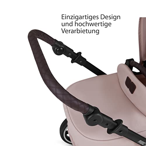 Puppenwagen ABC Design Migno Diamond 2in1 – Babywanne & Sportsitz – Berry