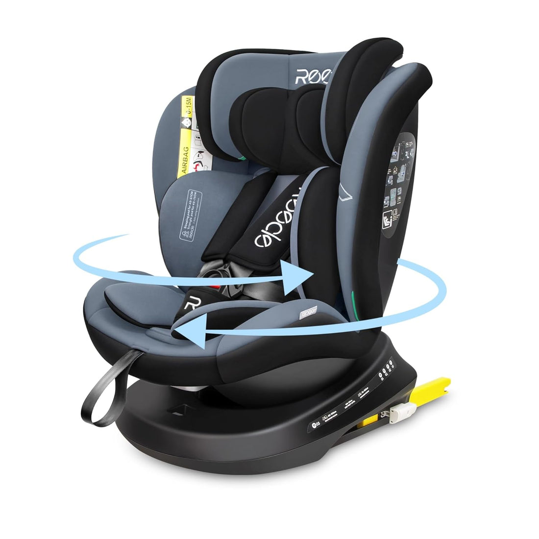 Reecle 360 Drehbar i - Size Kindersitz mit ISOFIX 40 - 150 cm (0 - 36 kg) Reboarder, ab Geburt - 12 Jahre, ECE R129