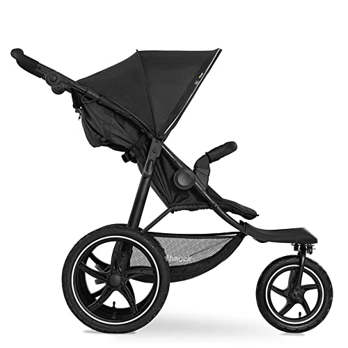 Sportbuggy Hauck Runner 2 – große Luftreifen, bis 25 kg, UV 50+ – Schwarz