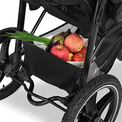 Sportbuggy Hauck Runner 2 – große Luftreifen, bis 25 kg, UV 50+ – Schwarz