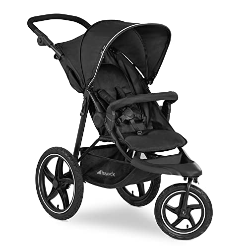 Sportbuggy Hauck Runner 2 – große Luftreifen, bis 25 kg, UV 50+ – Schwarz