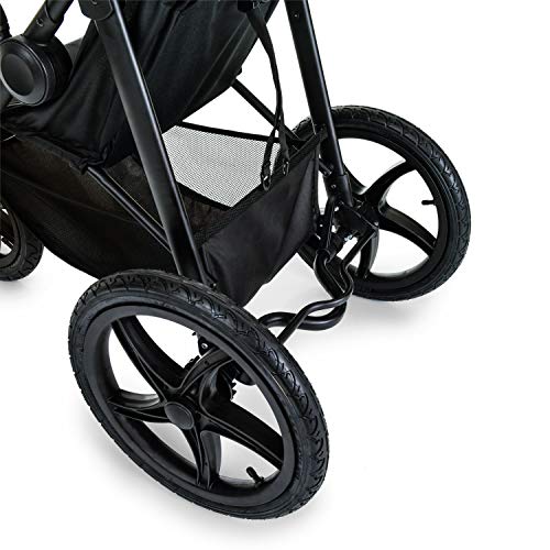 Sportbuggy Hauck Runner – Luftreifen, Liegefunktion, bis 25 kg – Schwarz Neon Gelb