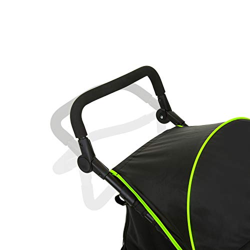 Sportbuggy Hauck Runner – Luftreifen, Liegefunktion, bis 25 kg – Schwarz Neon Gelb