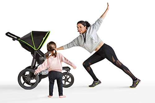 Sportbuggy Hauck Runner – Luftreifen, Liegefunktion, bis 25 kg – Schwarz Neon Gelb