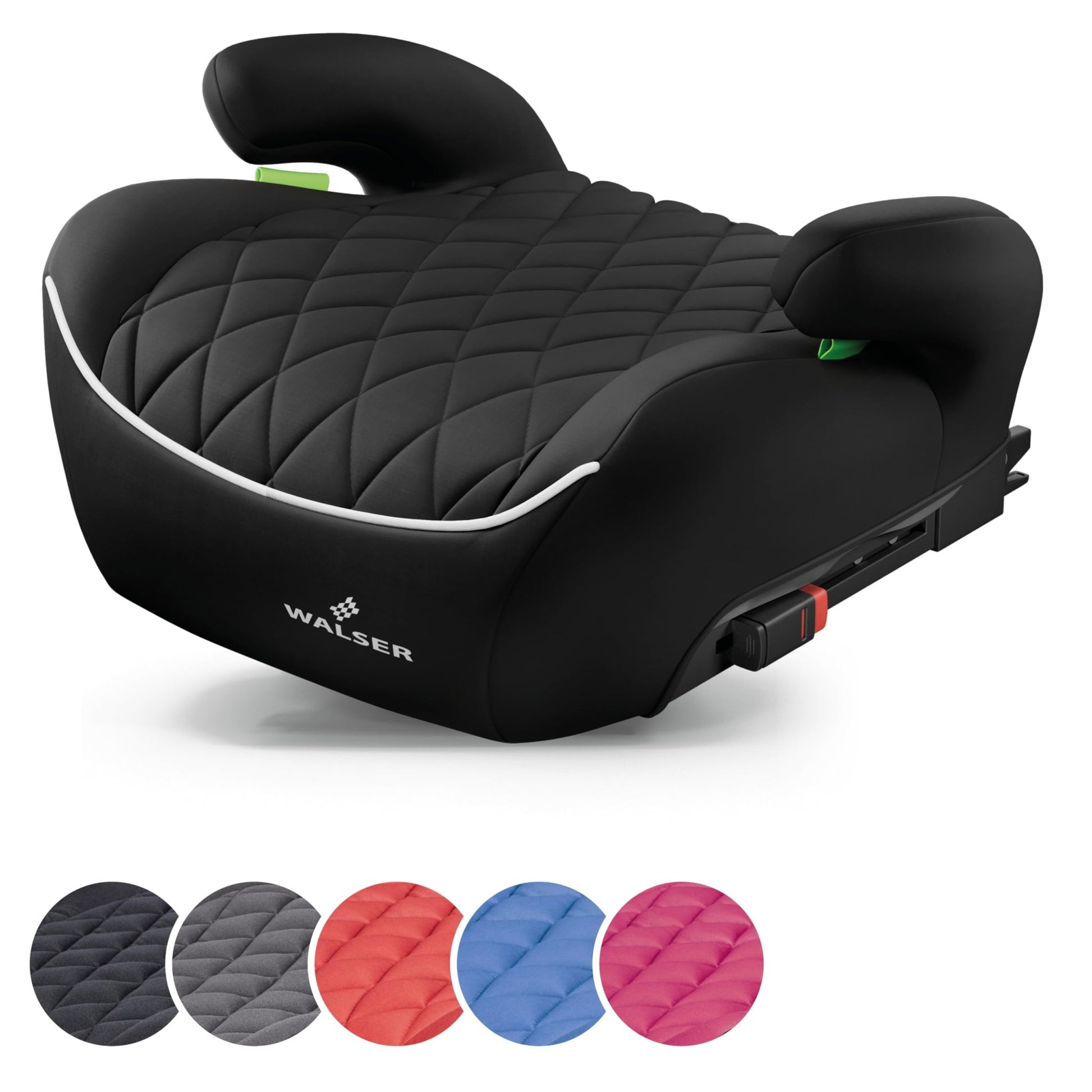 WALSER Andy Sitzerhöhung Auto i - Size R129, 125–150 cm, Schwarz